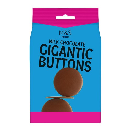M&S Milk Chocolate Gigantic Buttons 150g