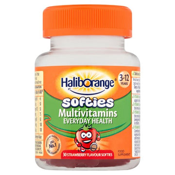 Haliborange Kid's Softies Multivitamins Strawberry Gummies 3-12yrs