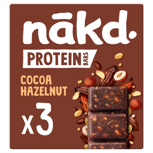 Nakd Protein Cocoa Hazelnut Bars Multipack 3x45g