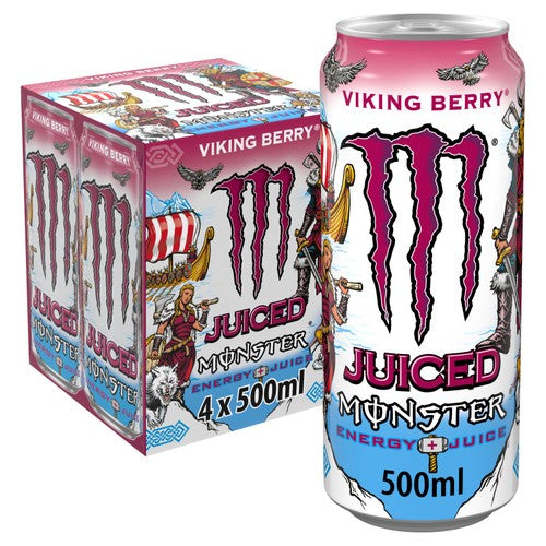 Monster Energy Drink Viking Berry 4 x 500ml