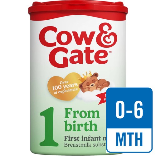 Cow & Gate 1 First Infant Baby Milk Formula Powder From Birth 800g