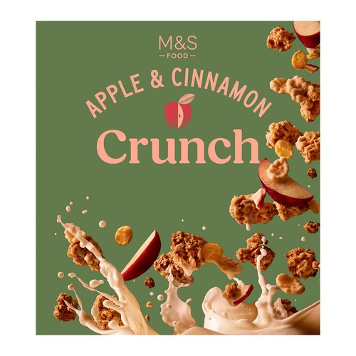 M&S Apple & Cinnamon Crunch 500g