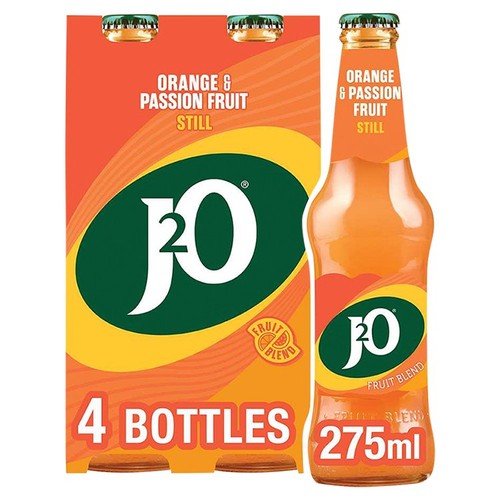 J2O Orange & Passion Fruit 4 x 275ml