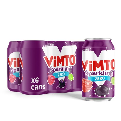 Vimto Sparkling No Added Sugar 6 x 330ml