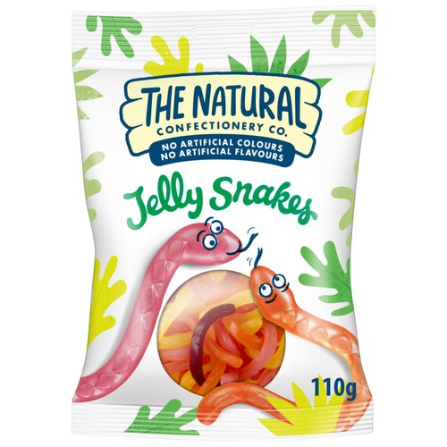 The Natural Confectionery Co. Jelly Snakes Sweet 110g