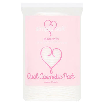 Simply Soft Oval Cosmetic Cotton Pads
