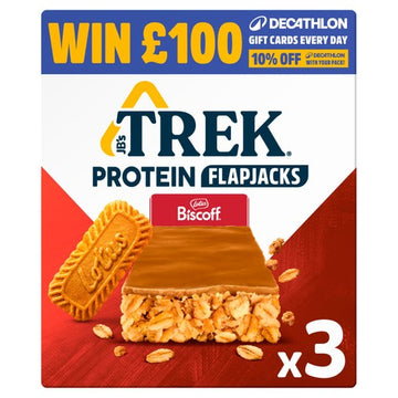 TREK Biscoff Protein Flapjacks Multipack 3x50g
