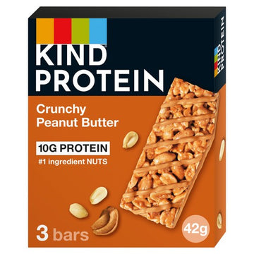 Kind Protein Crunchy Peanut Butter Bars Multipack 3x42g