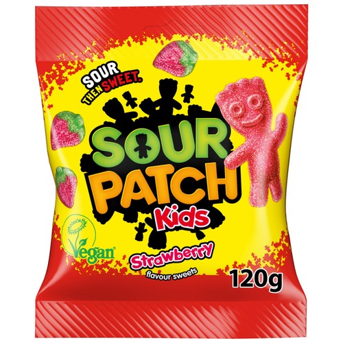 Sour Patch Kids Strawberry Sweets Bag 120g