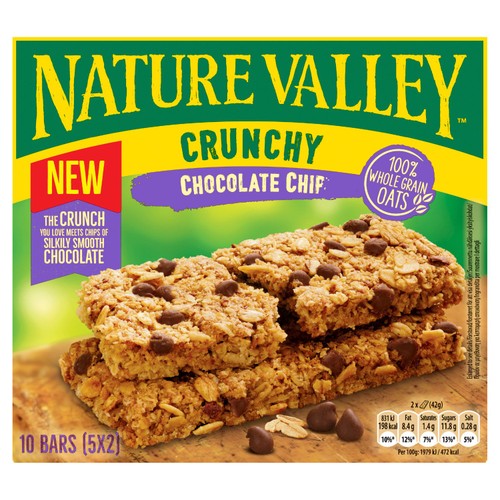 Nature Valley Crunchy Chocolate Chip Cereal Bars 5x42g