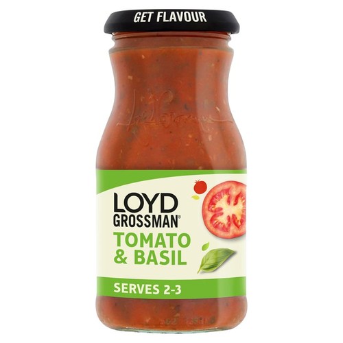 Loyd Grossman Tomato & Basil Pasta Sauce 350g