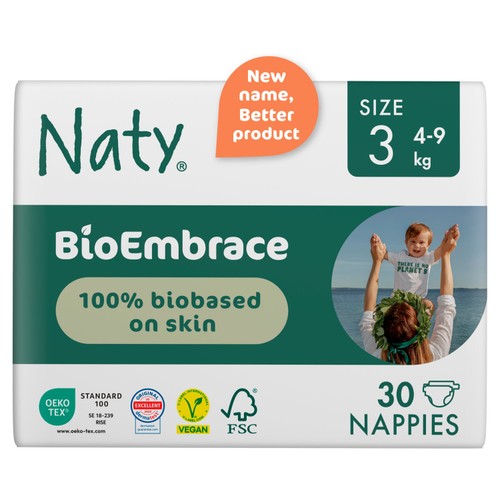 Naty BioEmbrace Nappies Size 3