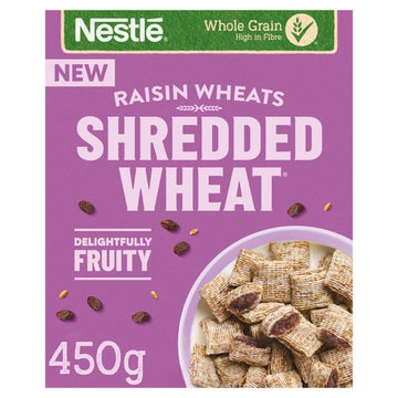 Nestle Shredded Wheat Bitesize Raisin Wheats Cereal 450g