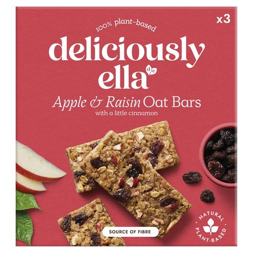 Deliciously Ella Apple, Raisin & Cinnamon Oat Bar Multipack 3x50g