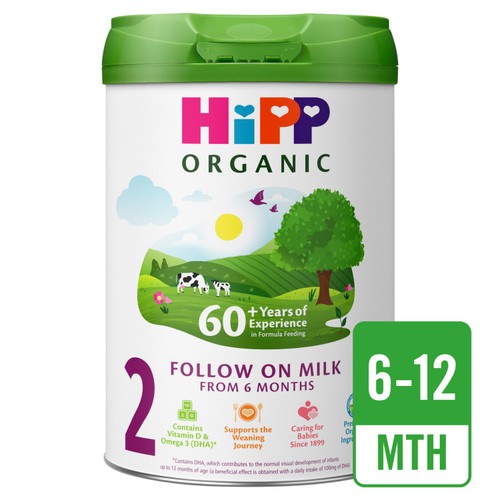 HiPP Organic 2 Follow On Baby Milk Powder Formula From 6 Months 800g