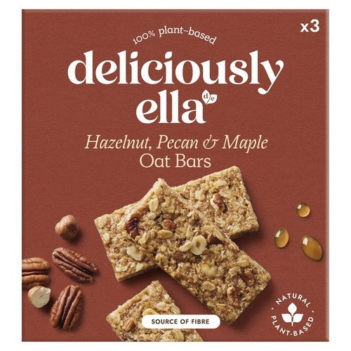 Deliciously Ella Hazelnut, Pecan & Maple Oat Bar Multipack 3x50g