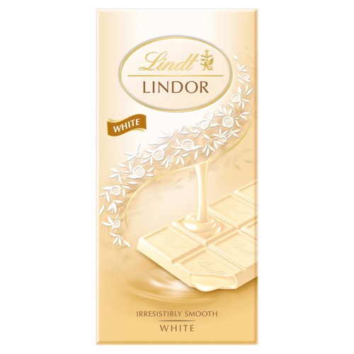 Lindt Lindor White Chocolate Bar 100g