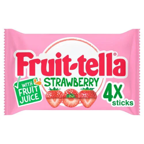 Fruittella Strawberry Chewy Sweets 4 Pack