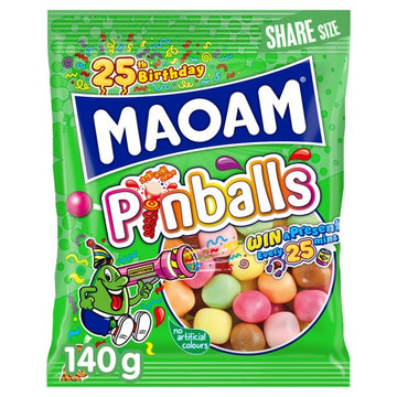 Haribo Maoam Pinballs Chewy Sweets Bag 140g