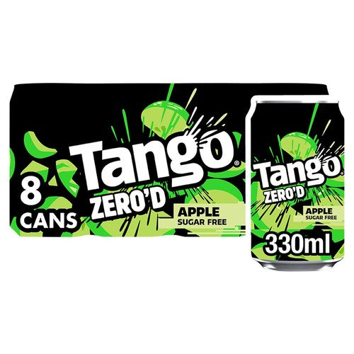 Tango Apple Sugar Free 8 x 330ml Cans