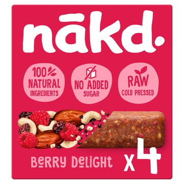 Nakd Berry Delight Fruit & Nut Bars Multipack 4x35g