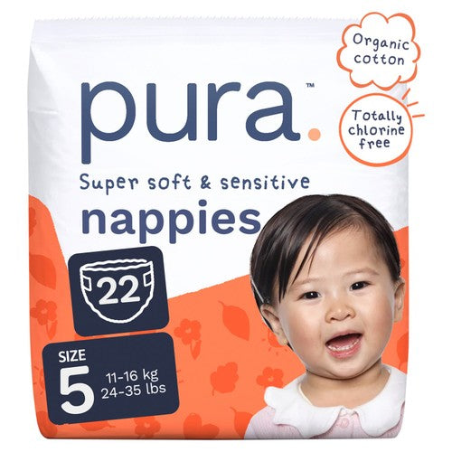 Pura Nappies Organic Size 5