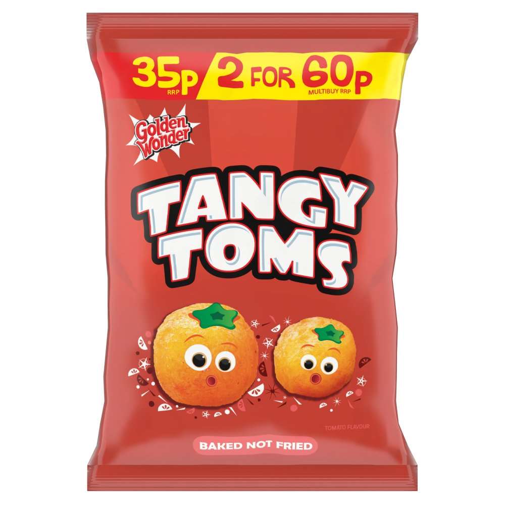 Golden Wonder Tangy Toms 22g x 1 Bag