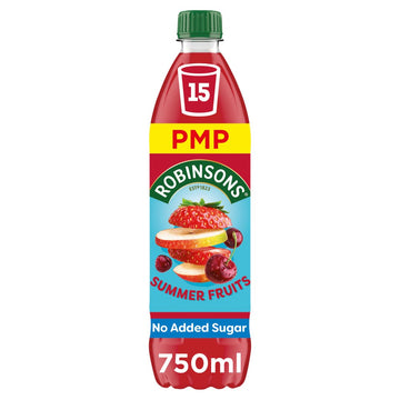 Robinsons Double Strength Summer Fruits Squash 750ml PMP