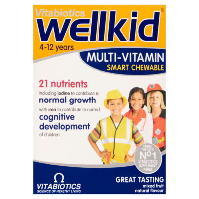 Wellkid Multi-vitamin Smart Chewable 30 tablets