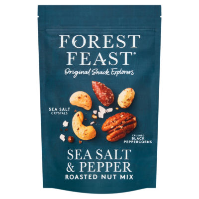 Forest Feast Slow Roasted Sea Salt & Black Peppercorn Nut Mix 120g