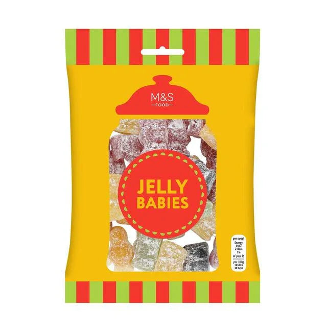 M&S Classic Jelly Babies 225g Sweets