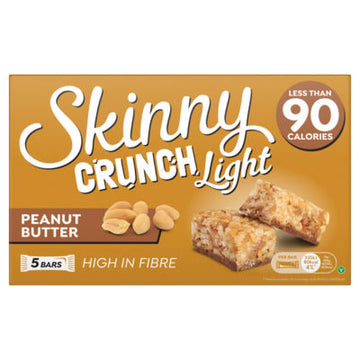 Skinny Crunch Light Peanut Butter Cereal Bars 5x20g