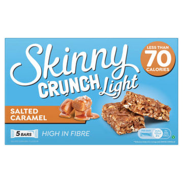 Skinny Crunch Light Salted Caramel Cereal Bars 5x19g