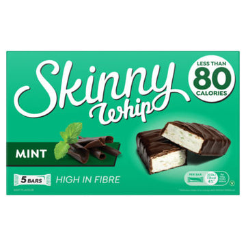Skinny Whip Mint & Dark Chocolate Bars 5x20g