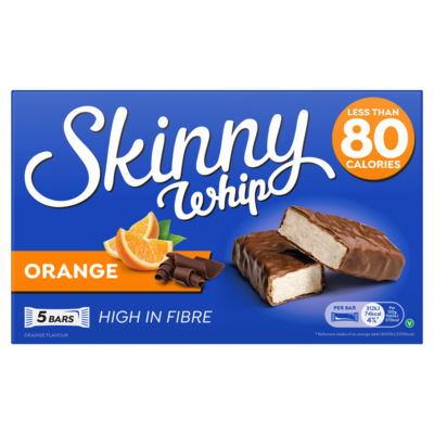 Skinny Whip Chocolate Orange Bars 5x20g
