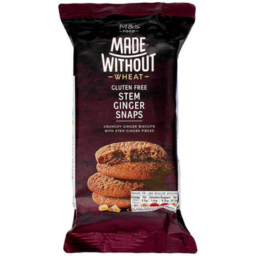 M&S Stem Ginger Snaps 150g Biscuits