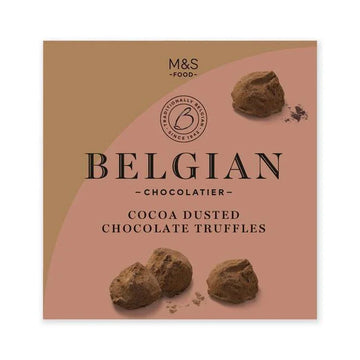 M&S Belgian Cocoa Dusted Chocolate Truffles – Luxurious 260g Box