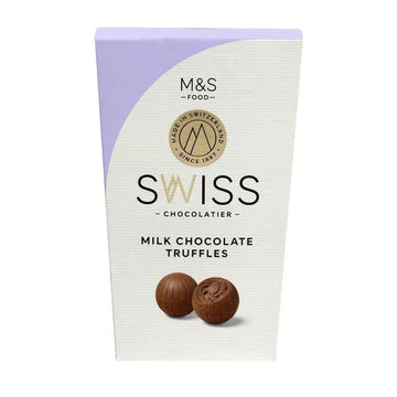 M&S Swiss Milk Chocolate Truffles - Rich and Creamy Delight