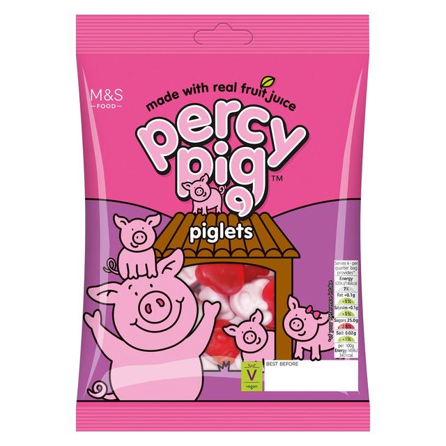 M&S Percy Pig Piglet Fruit Gums 170g | British Cravings