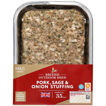 M&S British Outdoor Bred Pork, Sage & Onion Stuffing 340g