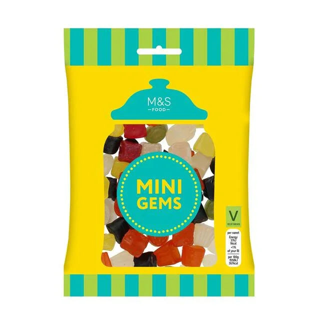 M&S Mini Gems 180g Sweets