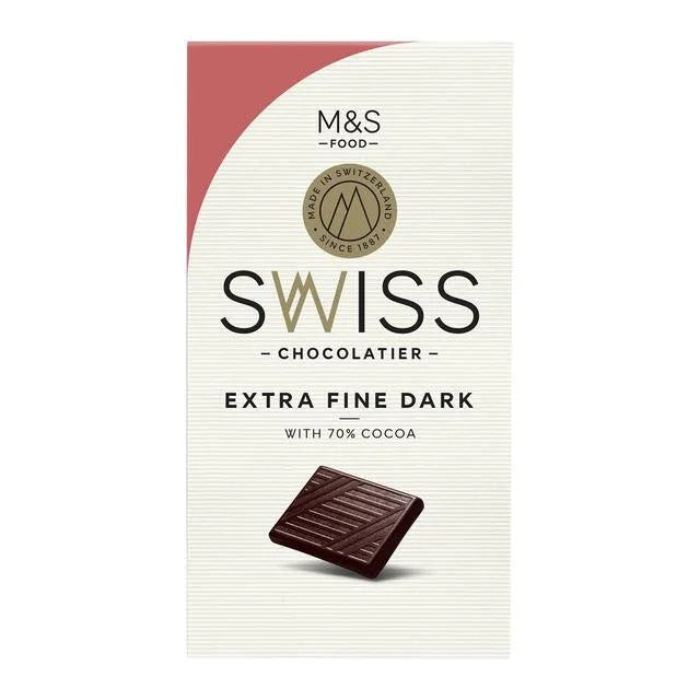 M&S Extra Fine 72% Dark Chocolate