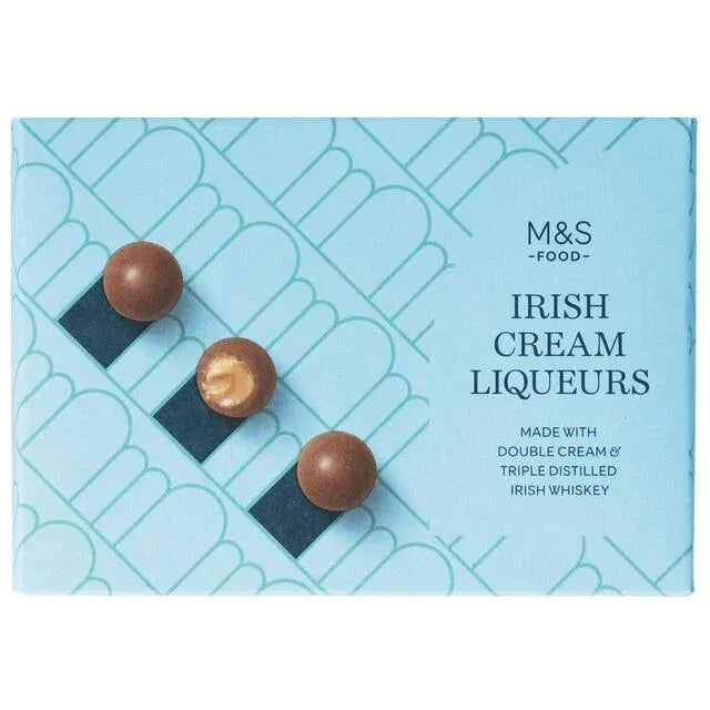 Indulgent M&S Irish Cream Liqueur Truffles 125g Box