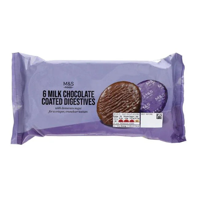 Milk Chocolate Coated Digestives 190g