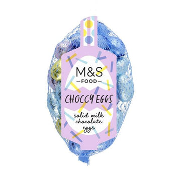 M&S Solid Milk Choccy Easter Eggs 130g