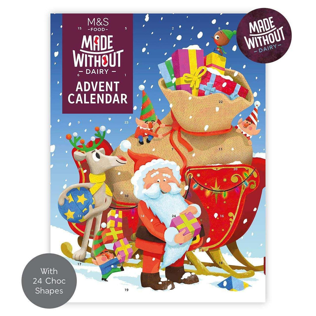 M&S Made Without Advent Calendar 70g