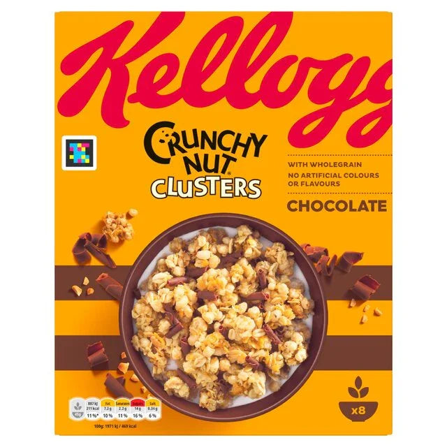 Kellogg's Crunchy Nut Chocolate Clusters 400g