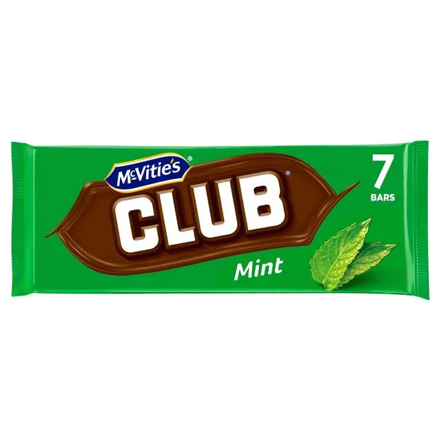 McVitie's Club Mint Chocolate Biscuits
