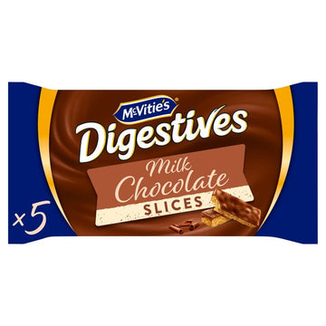 Mcvities Digestives 5 Milk Chocolate Slices 114.1G