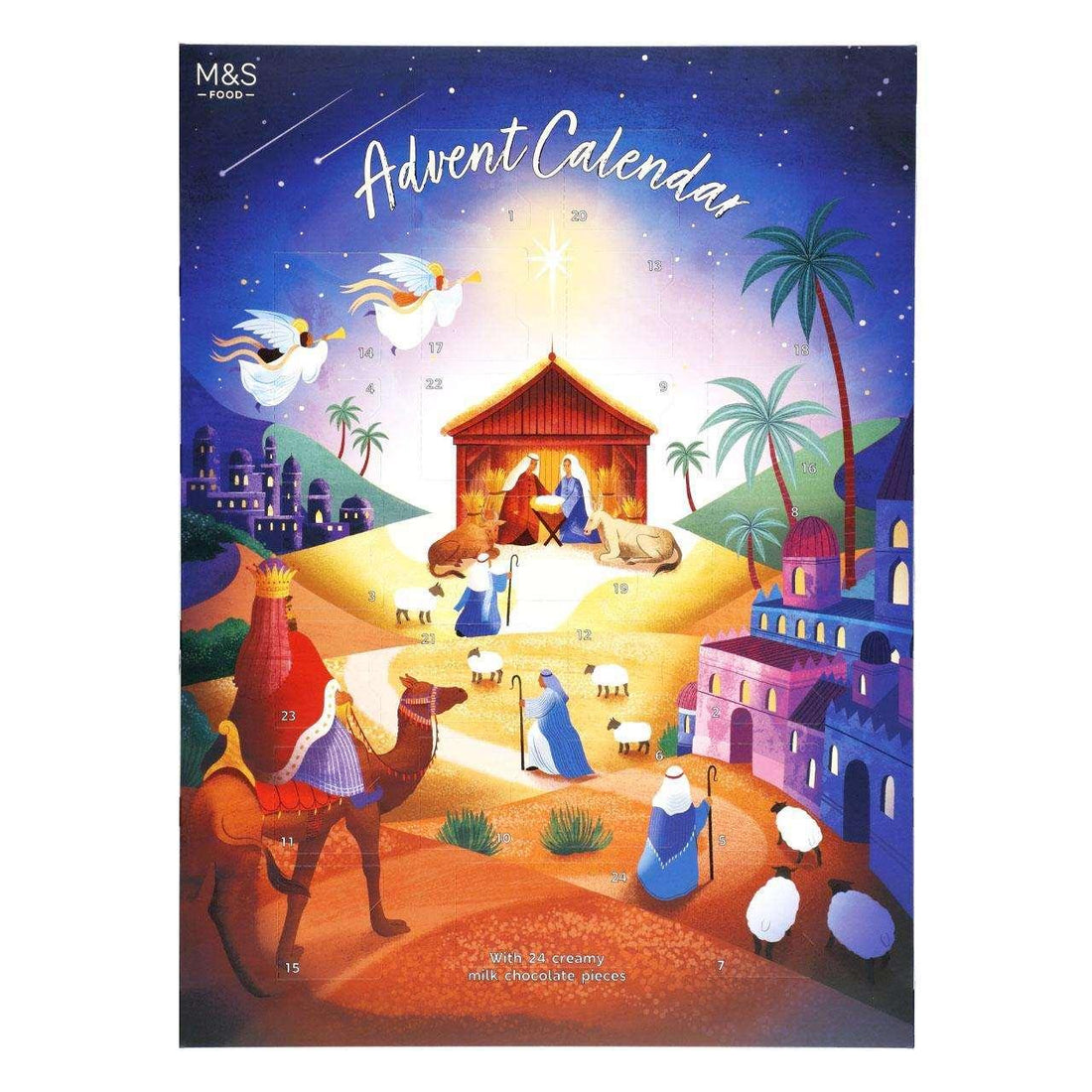 M&S Nativity Advent Calendar 80g